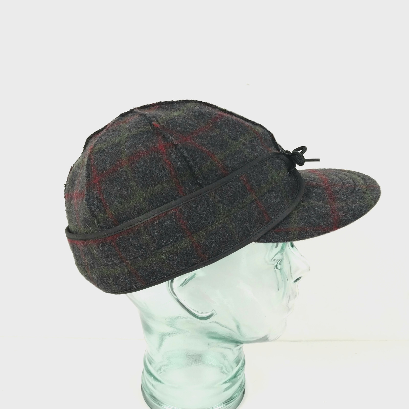 Vintage Stormy Kromer The Original Cap Gray Wool Blend Hat Men's Size 7-3/8 USA