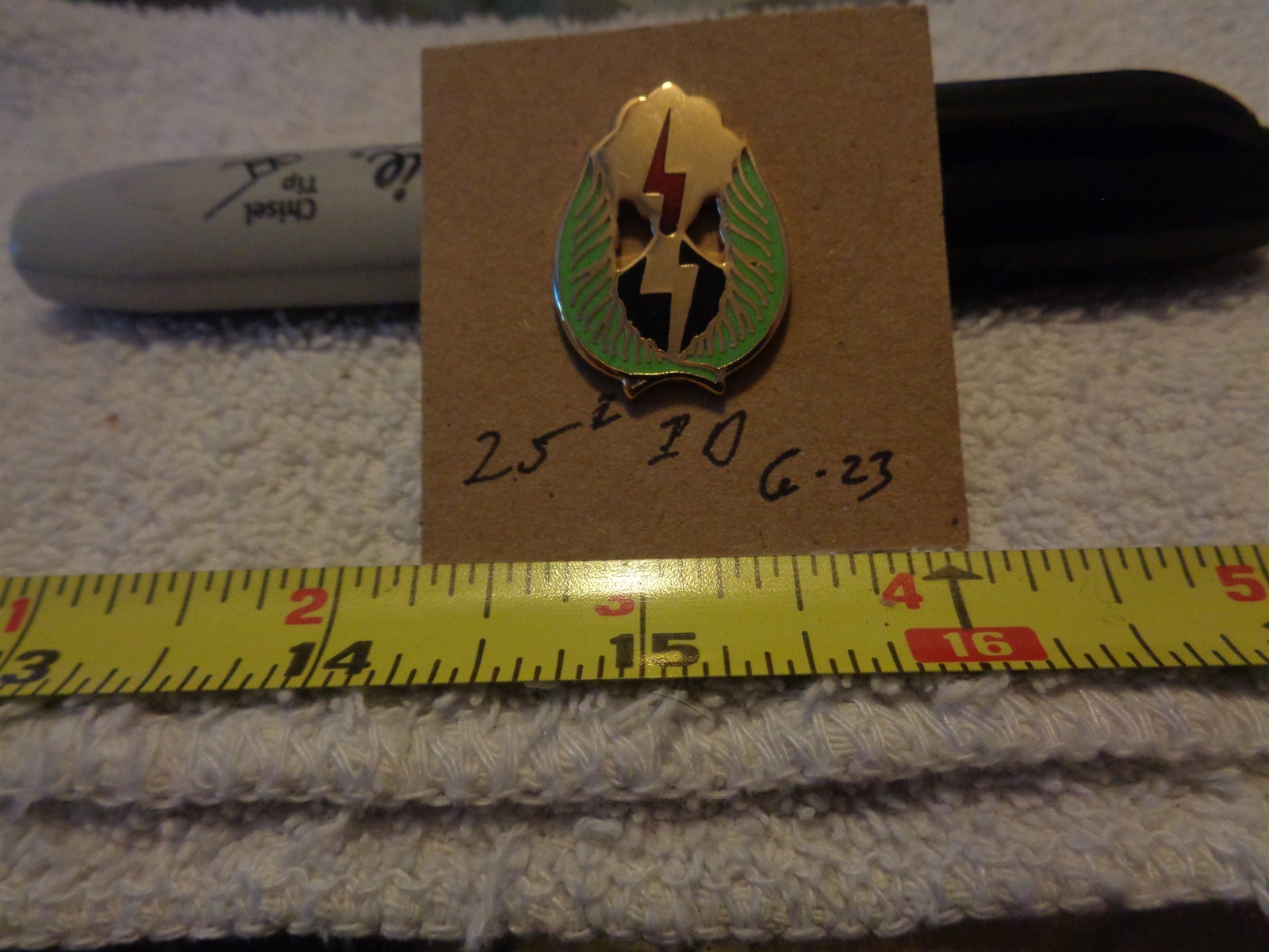 25th Infantry Division G-23 Unit Crest, DI, DUI (DRAW#R6)