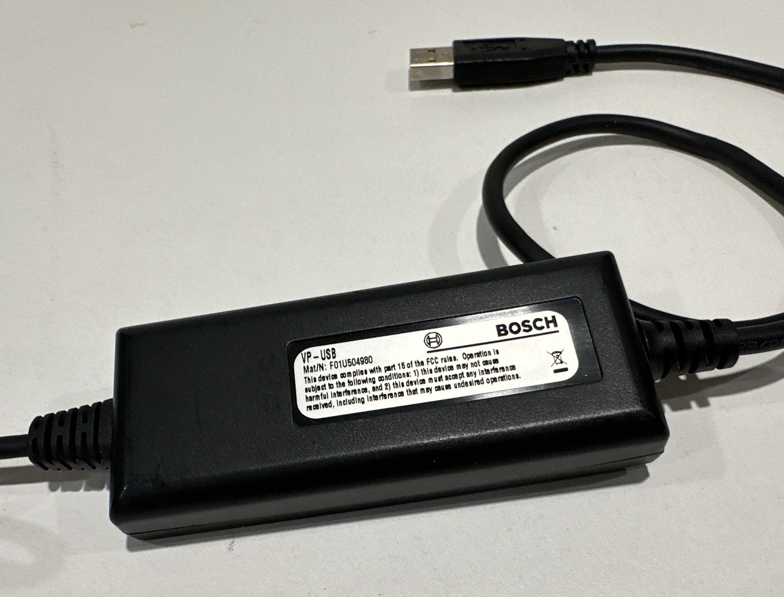 Bosch VP-USB USB to BNC Adapter for Bilinx Computer Programming Cable