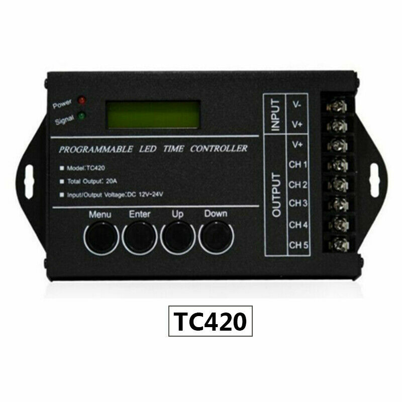 DC12-24V TC420/TC421 WiFi Time programmable LED controller Dimmer RGB for strip