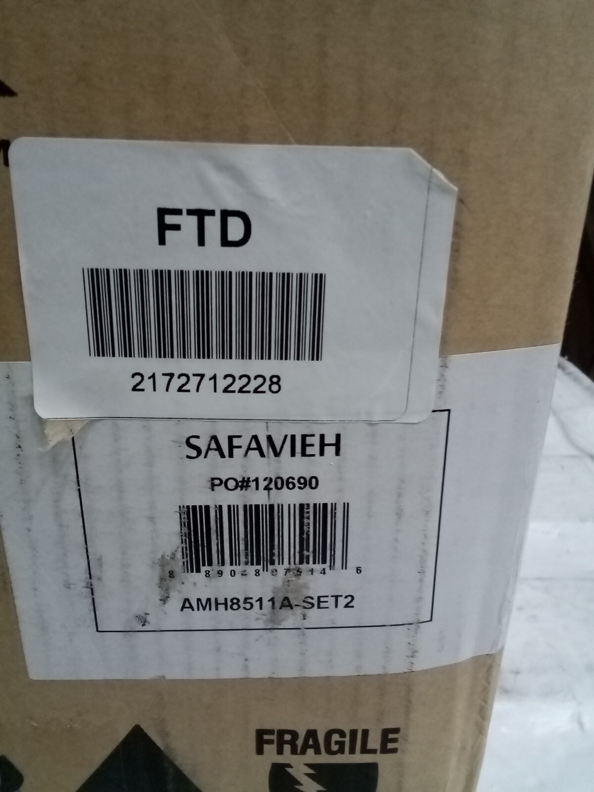 Safavieh BURRIS SIDE CHAIR, Reduced Price 2172712228 AMH8511A-SET2