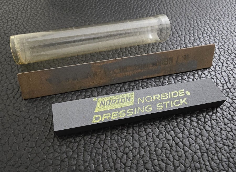 Watchmaker's/Clockmaker's Estate Norton Norbide Dressing Stick & Another Piece