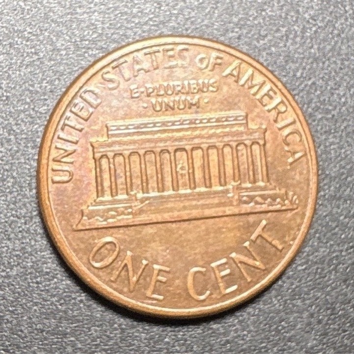 1986 Lincoln Memorial Small Cent Philadelphia Mint Copper BN KM#201