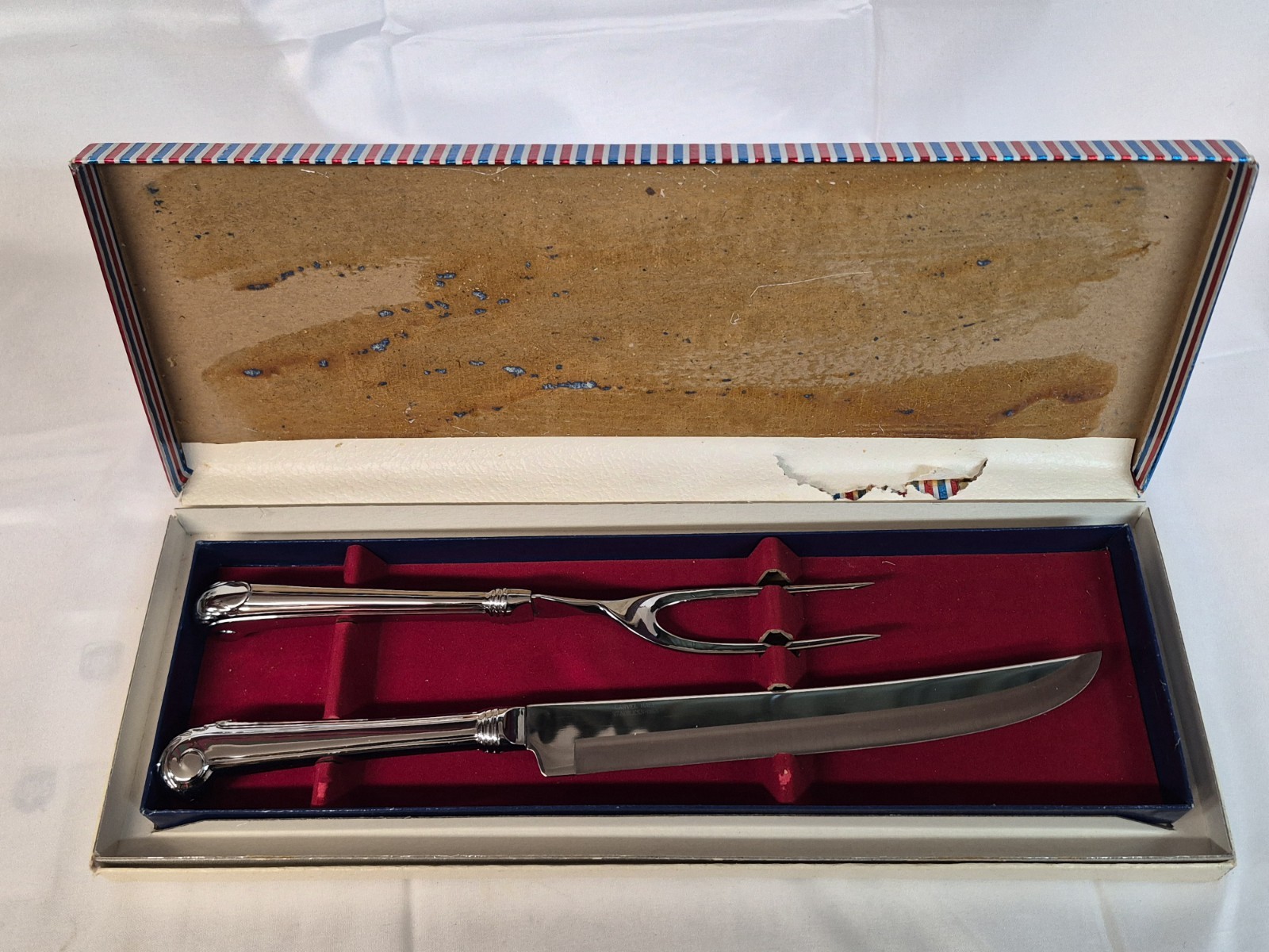Vintage Carvel Hall Carving Knife Set