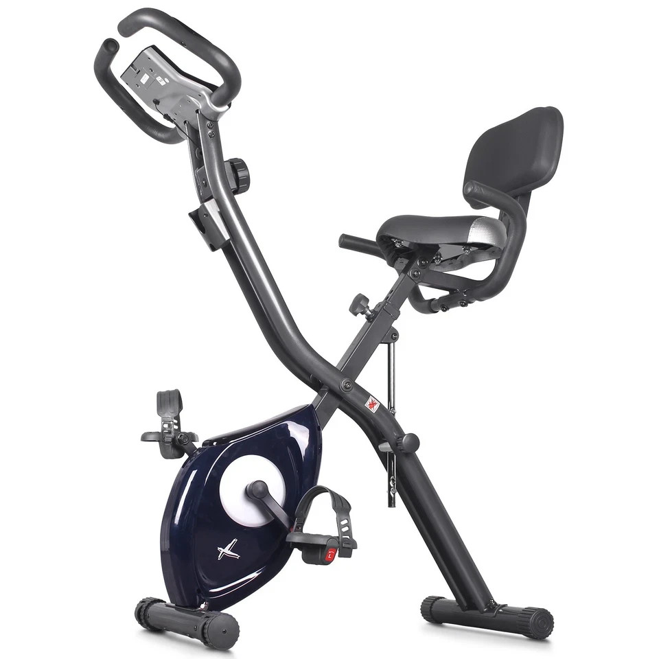 Leikefitness Magnetic X-Bike LCD Display Heart Rate Home Gym Exercise Bike