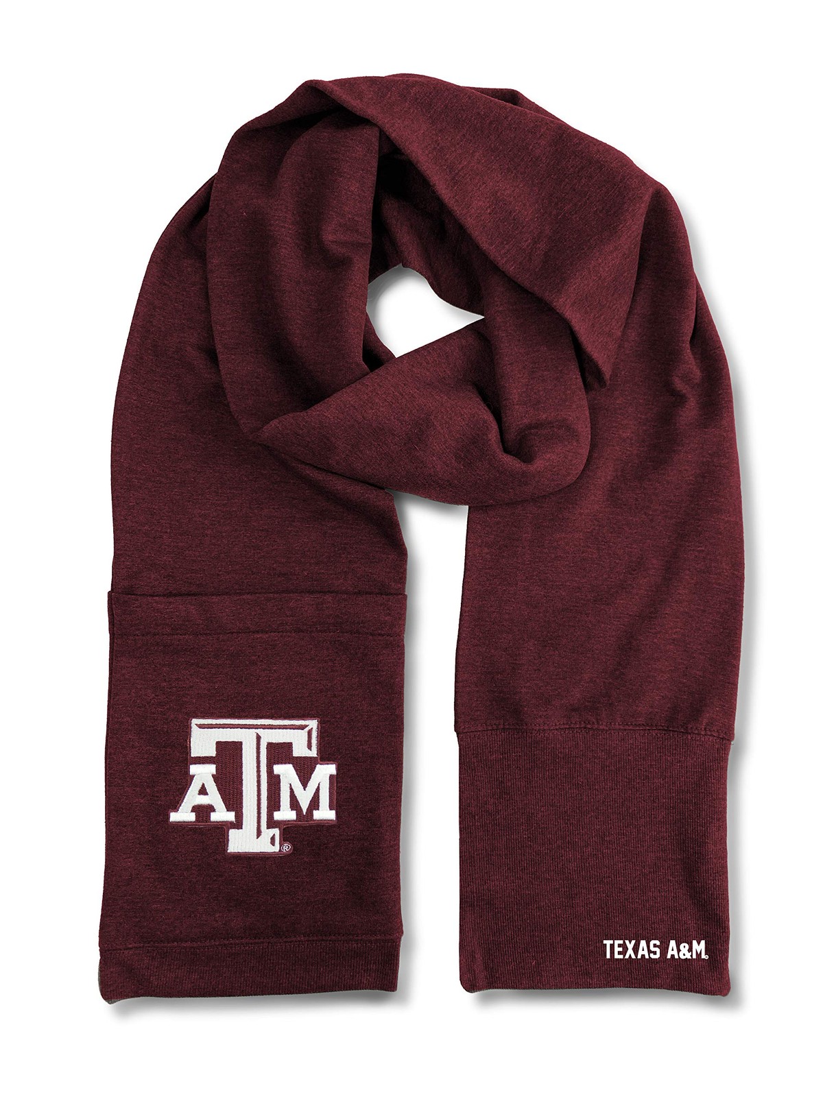Littlearth unisex-adult NCAA Texas A&M Aggies Jimmy Bean 4-in-1 Scarf, Team Colo