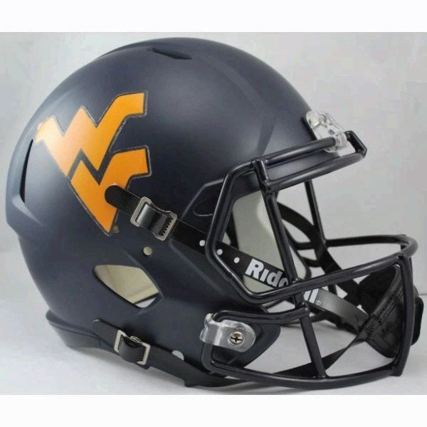 WEST VIRGINIA MOUNTAINEERS WVU Riddell SPEED Full Size Replica Football Helmet