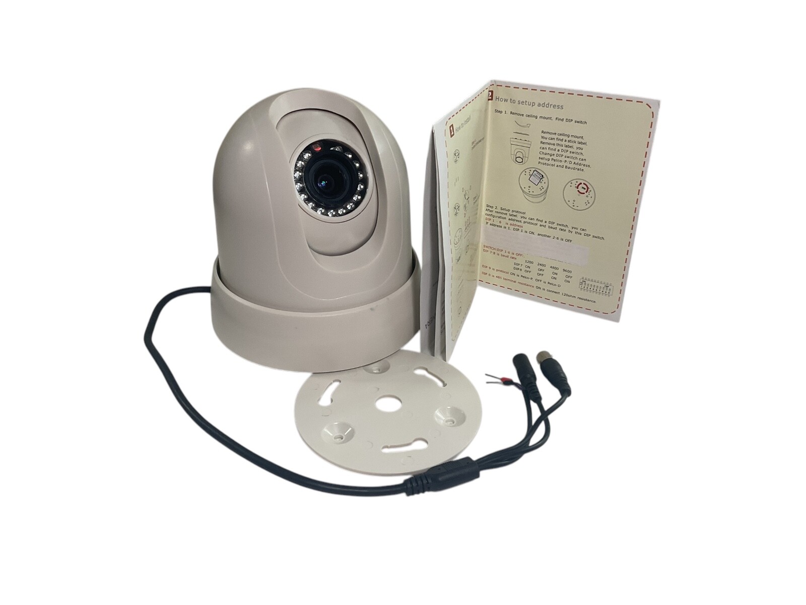 C-Tick 5-15 MM Outdoor Security Dome Camera 1/3" SHARP CCD 600 TVL Model PPT24XH