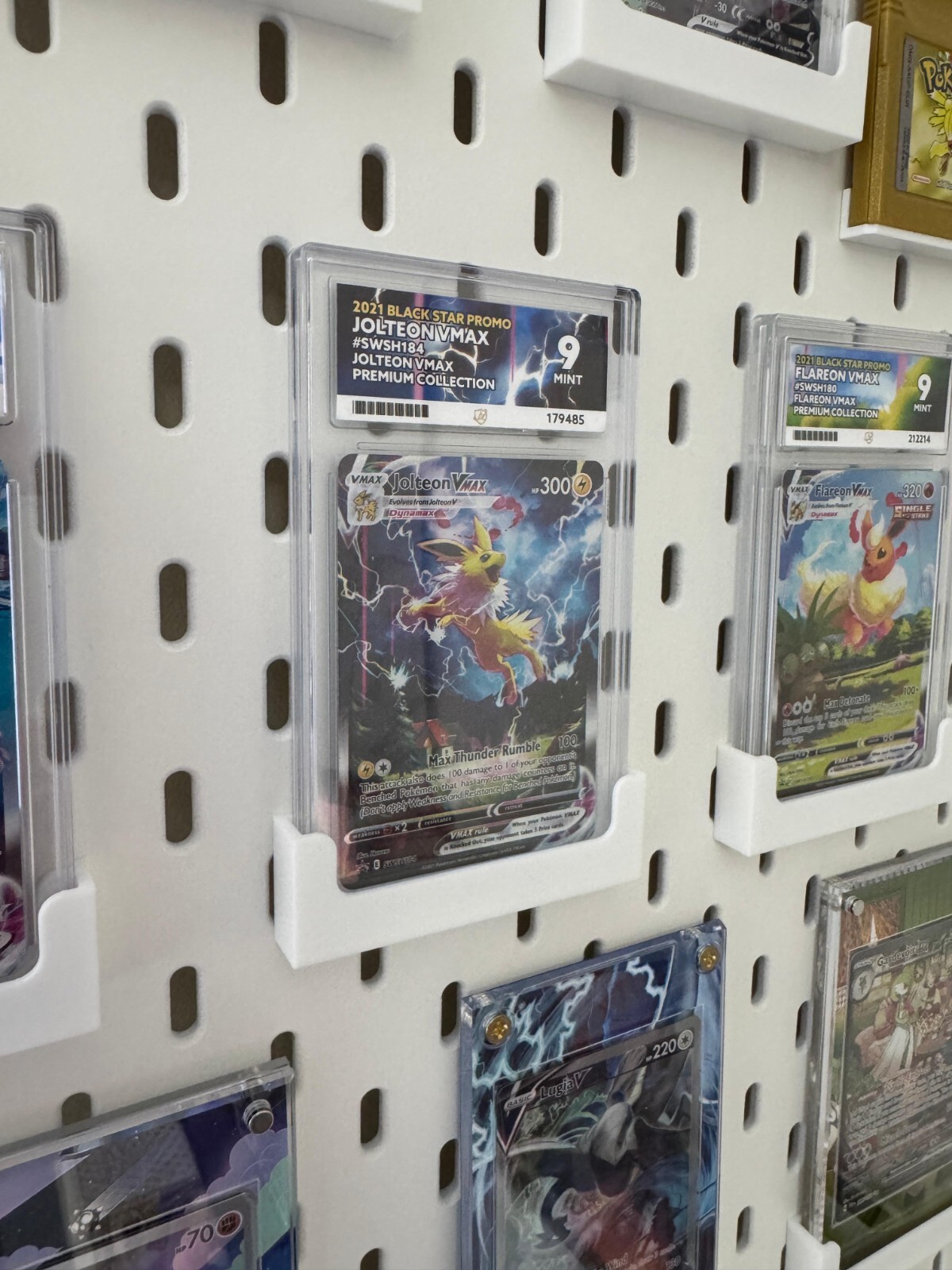 ACE Graded Trading Card TCG Card Holder Display IKEA Skadis / Uppspel Pegboard