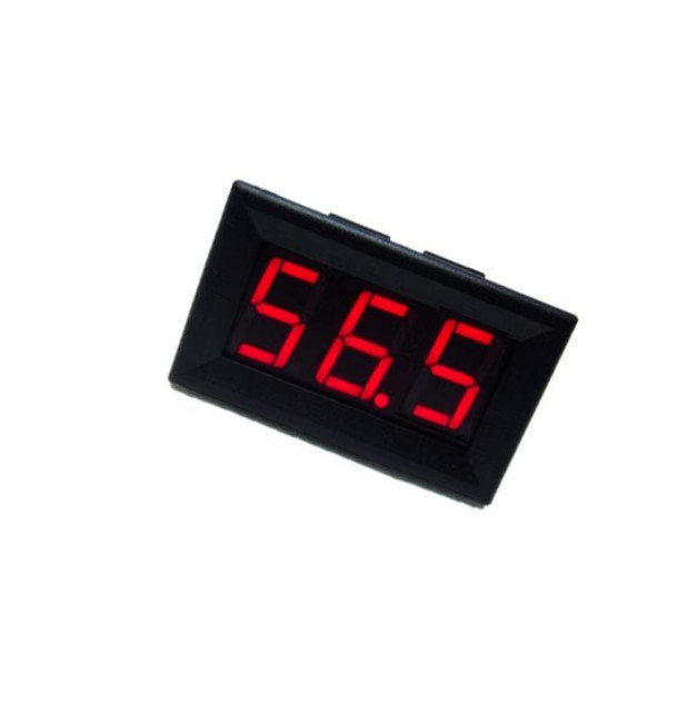 1PCS Red LED Panel Meter Mini Digital Voltmeter DC 0V To 99.9V NEW