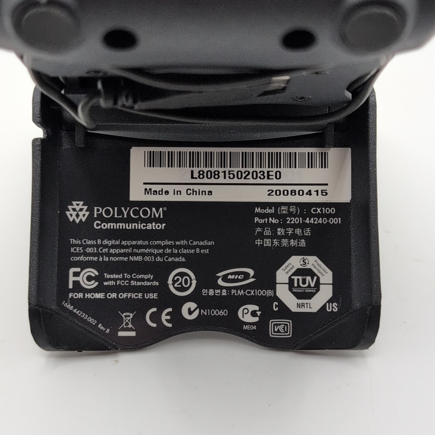 Polycom CX100 Audio Communicator USB Microphone Speakerphone TESTED