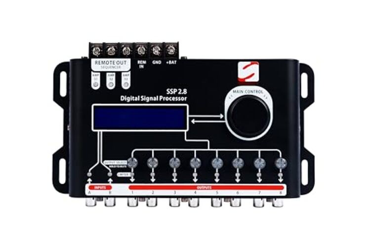 SSP 2.8 Digital Signal Processor & Equalizer – 15-Band 2 Input - 8 Output