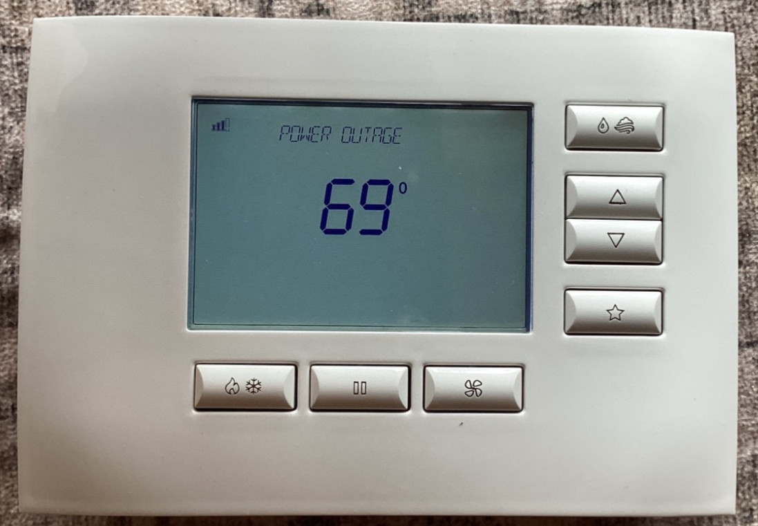 Control 4 C4-THERM-WH Wireless Thermostat