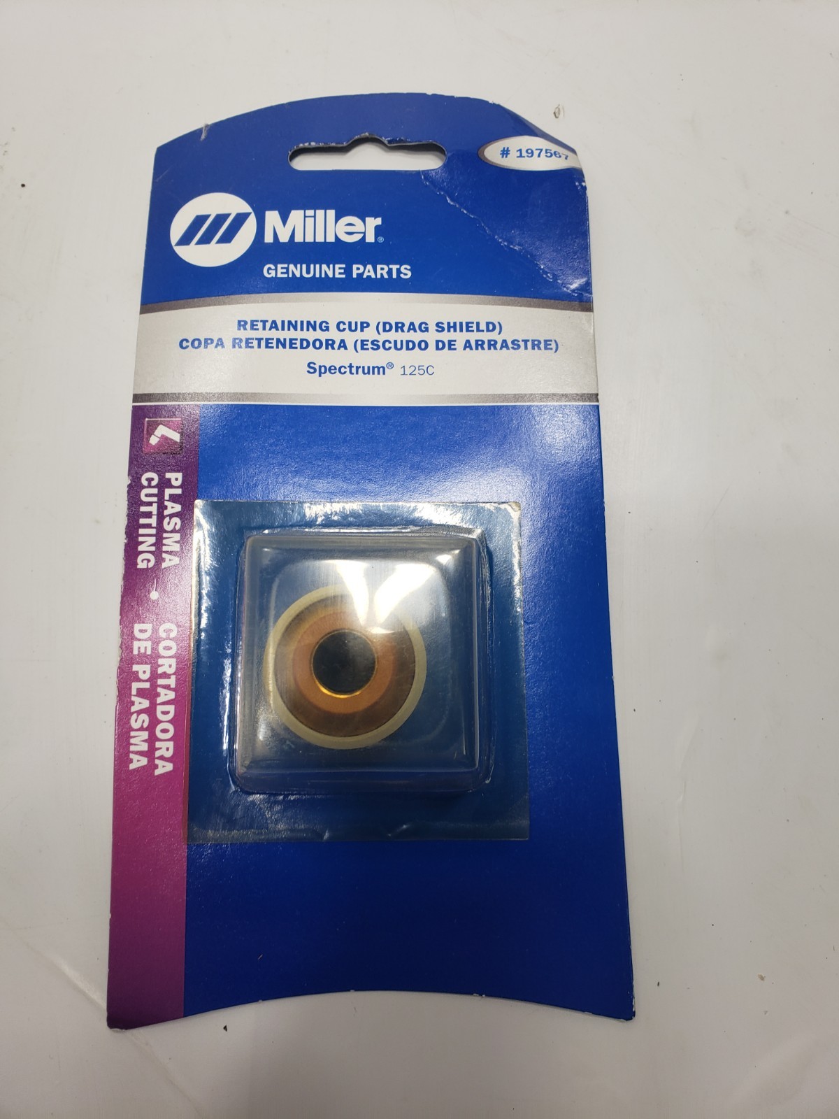 Miller Genuine Parts 197567 Retaining Drag Shield Cup for ICE 12C Qty.1