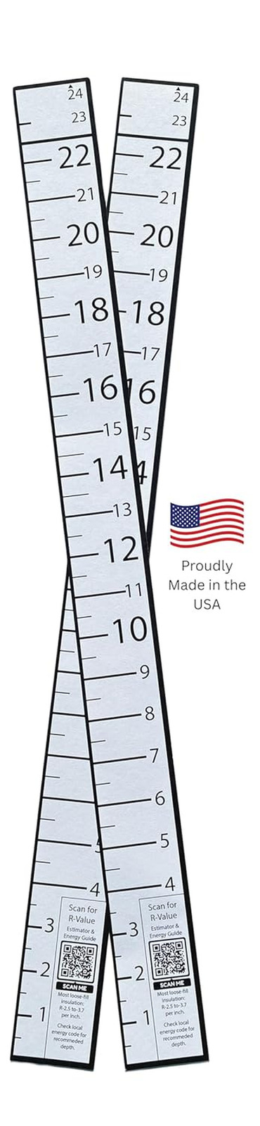 Aimee’S Workshop Attic Anchor - Insulation Ruler Depth Markers for Blown-In Insu