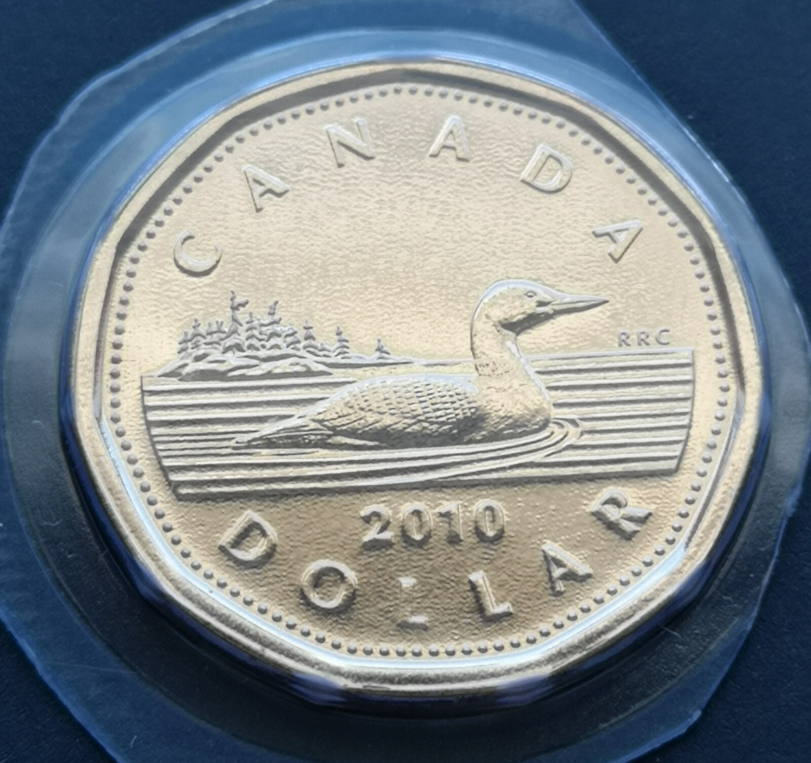 ***CANADA LOONIE 2010 *** PROOF LIKE *** TYPE 1 LARGE BEADS ***
