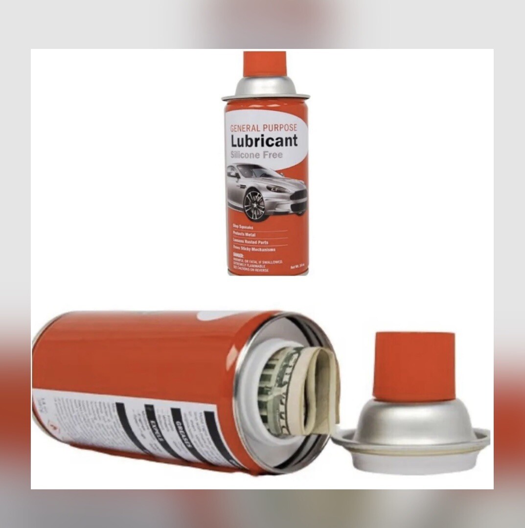 LUBRICANT Diversion Safe Hidden Home Security Secret Compartment Hide Jewelry