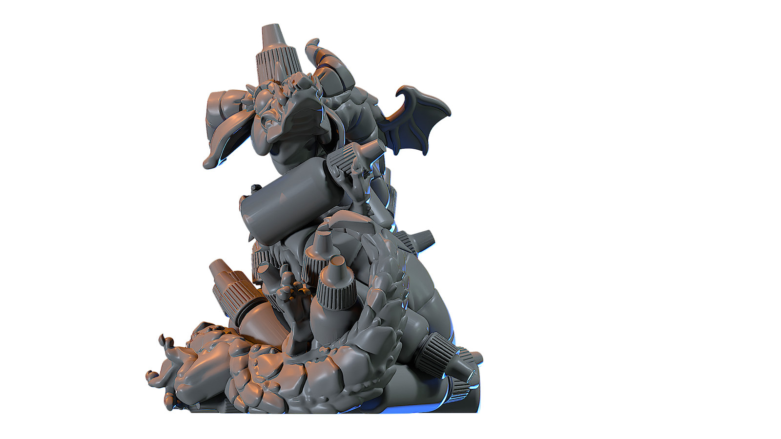 Capsule Chibi - Paint Hoarder Dragon