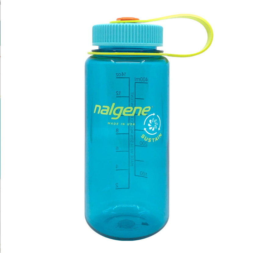 Nalgene Sustain 16oz Wide Mouth Bottle Cerulean Blue - FREE SHIP