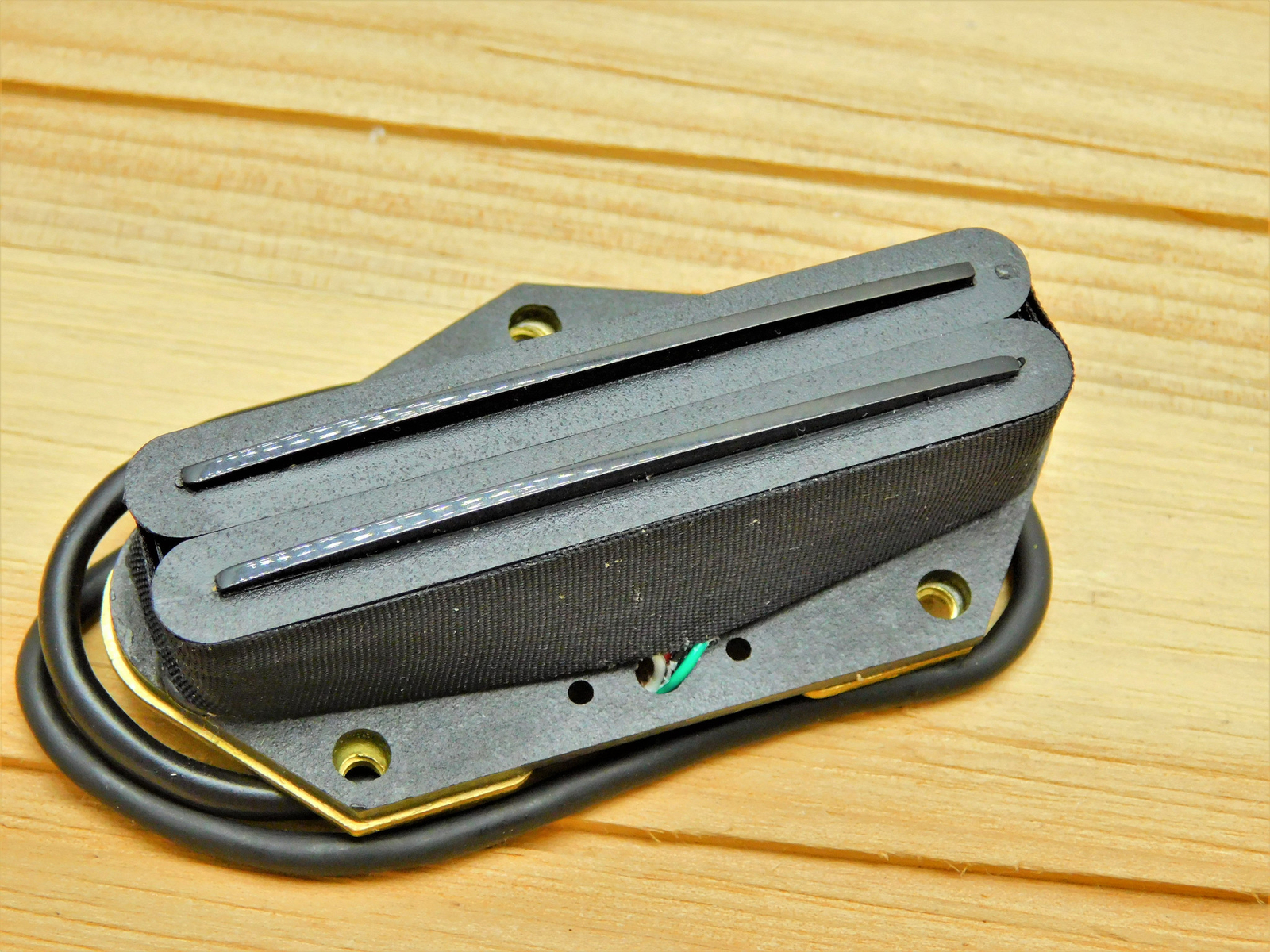 Artec Ceramic Rail Bridge Humbucker Pickup for Tele Electric Guitar Black Rails