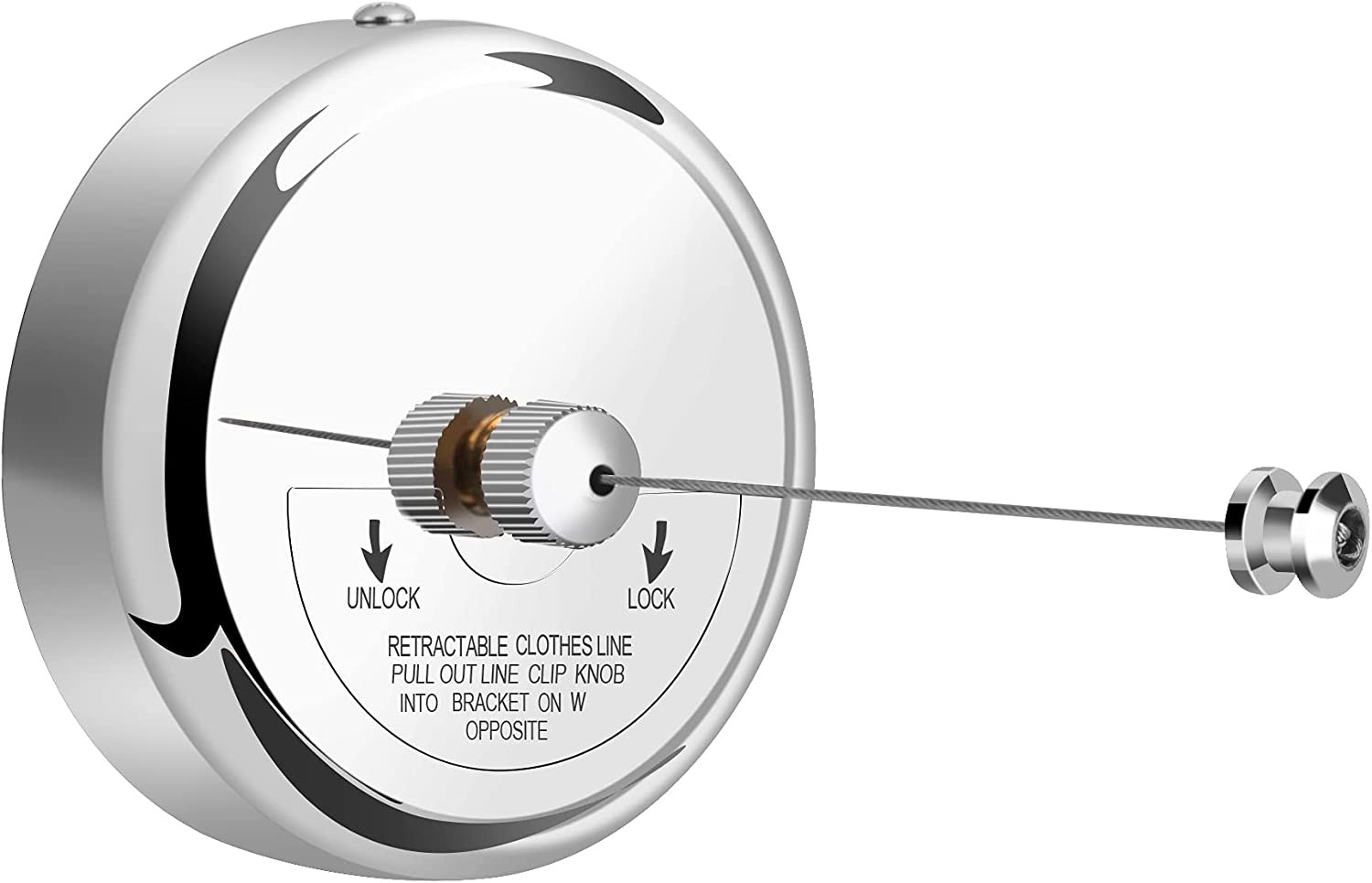Retractable Clothesline 9.0 Feets, 304 Stainless Steel Clothes Line Dryer with H