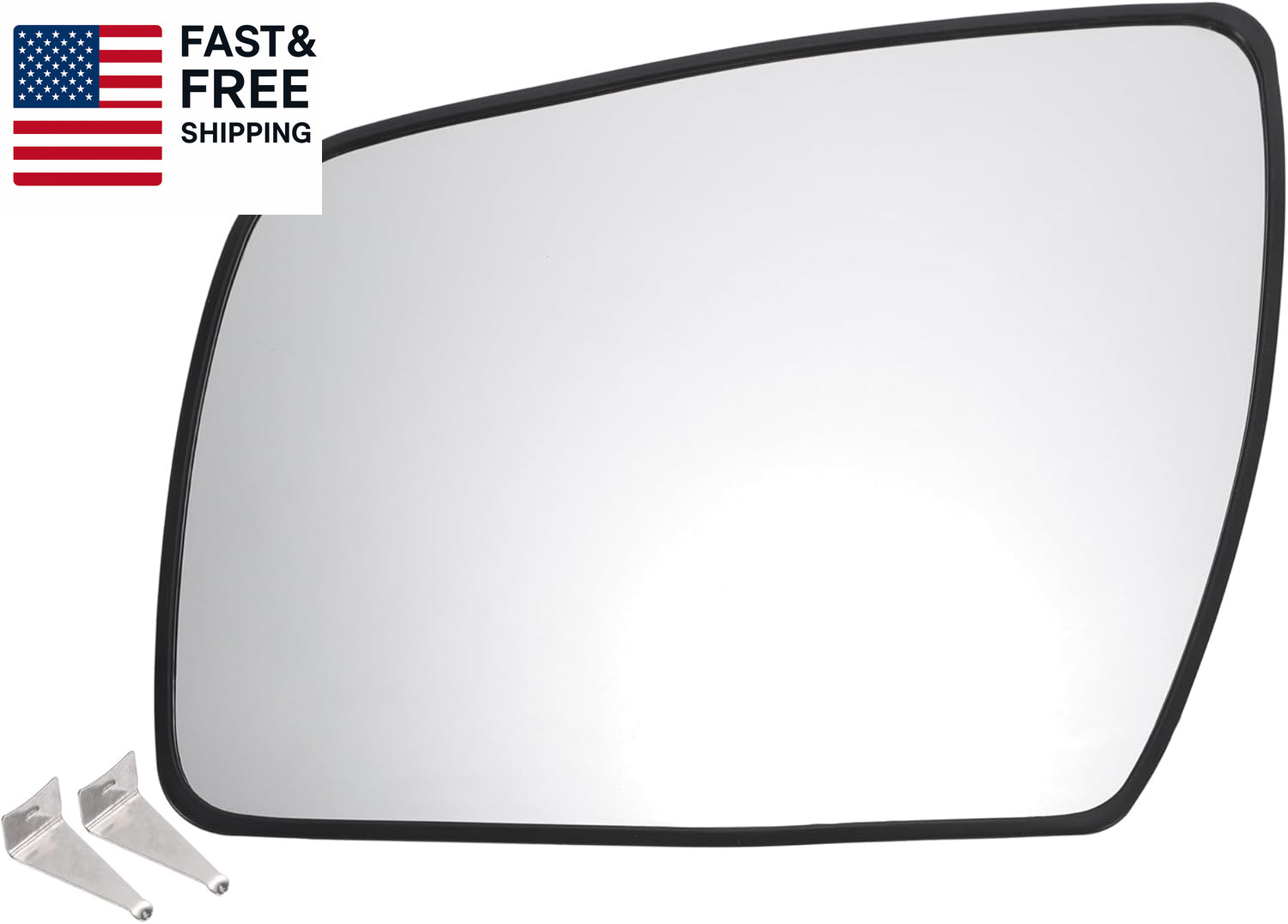 Car Rearview Left Driver Side Mirror Glass for KIA Soul 2009-2013 with Backing P
