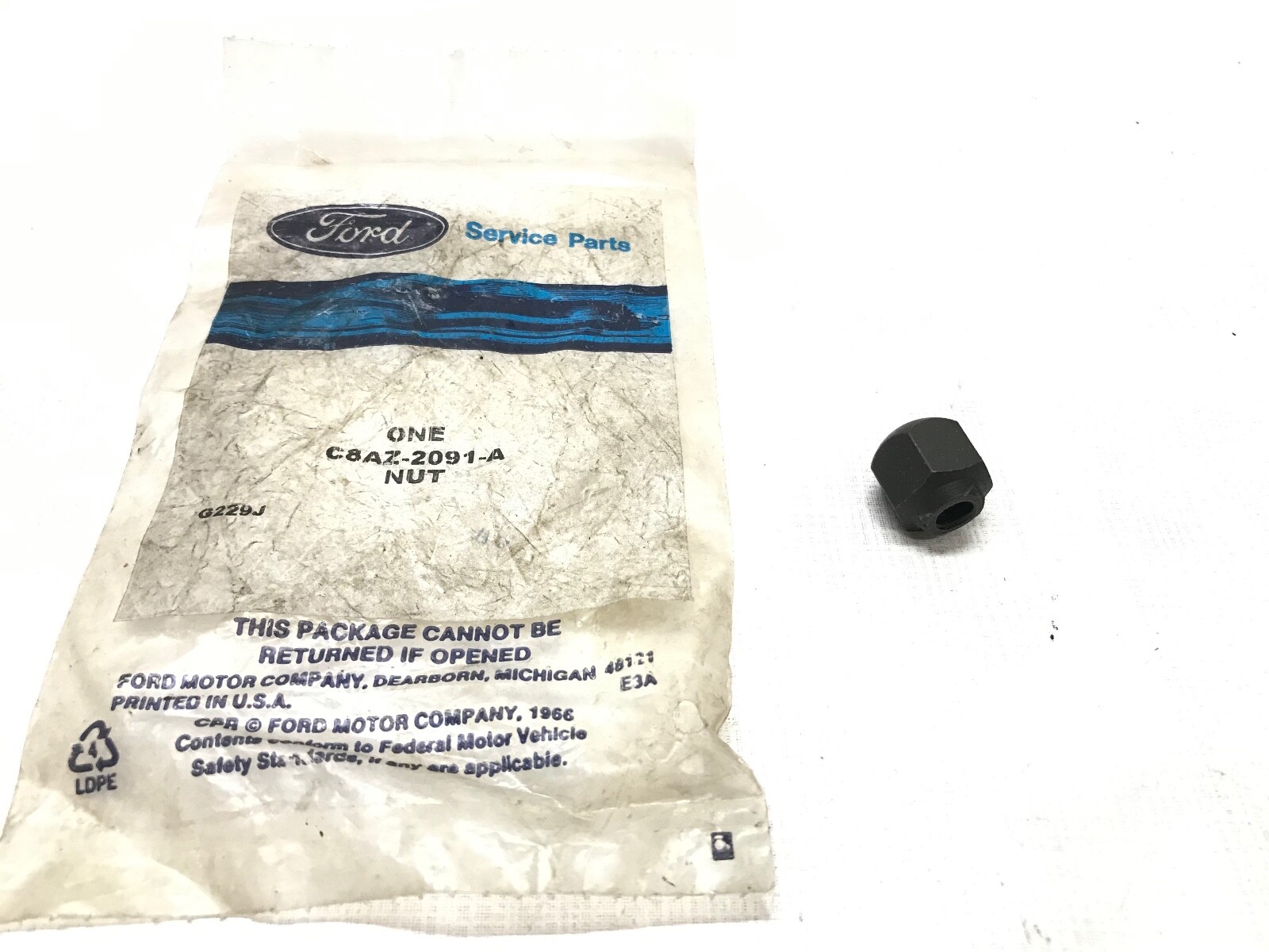 NOS 1968 1969 1970 1971 FORD GALAXIE PARKING BRAKE EQUALIZER NUT