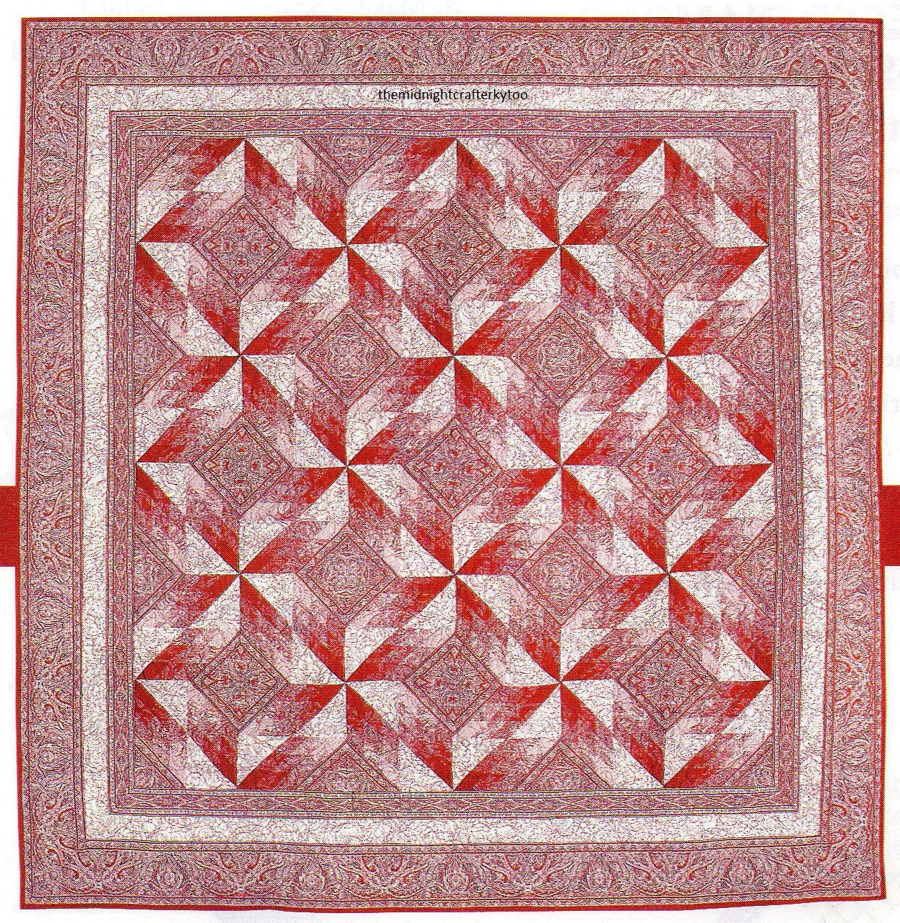 Fractured Star Quilt Pattern Pieced JB
