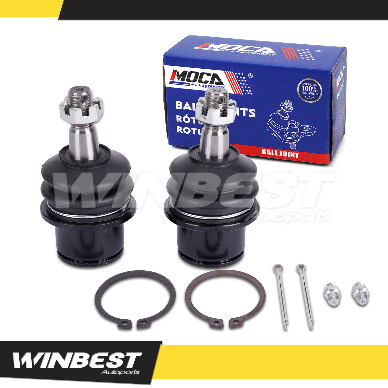 2x Front Lower Rearward Ball Joint for Dodge Challenger Charger Chrysler 300