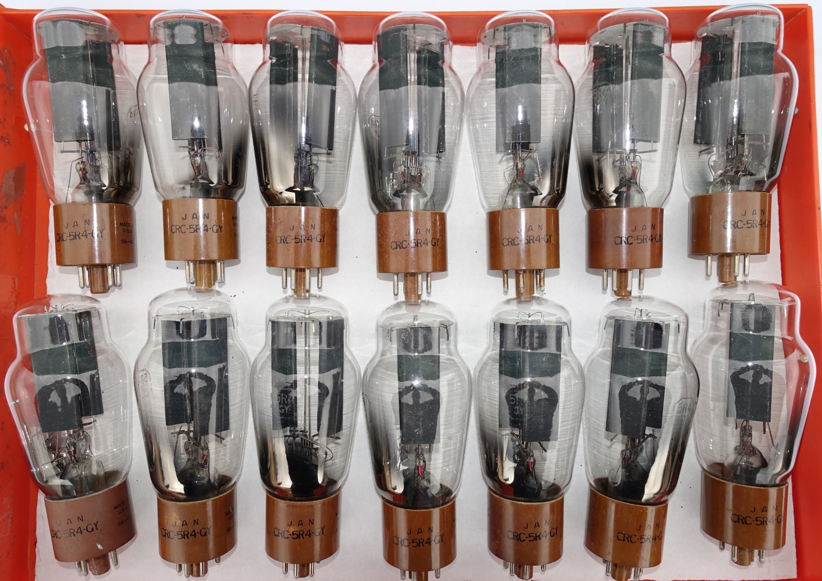 RCA Tubes CRC-5R4-GY       NOS     (Lot of 14pcs)
