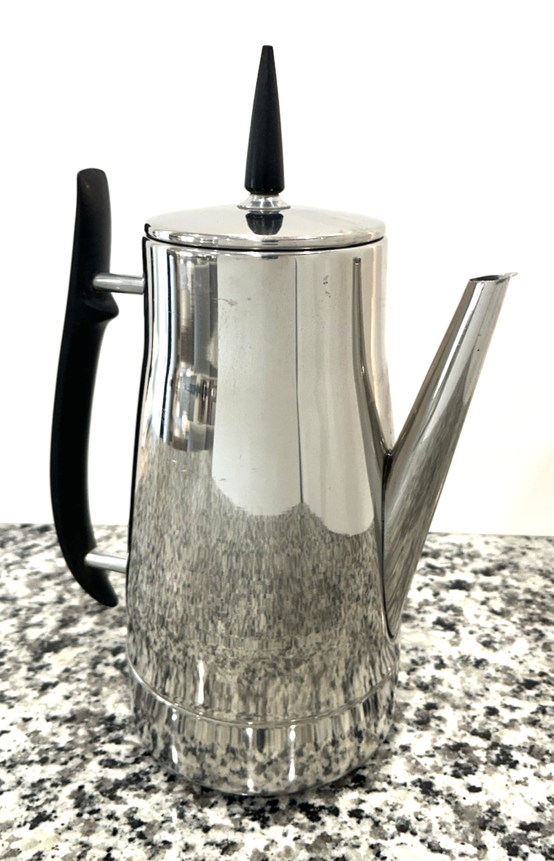 Vintage MCM Society "Easy Flo" 4-10 cup Percolator Coffee Pot Beautiful! EUC