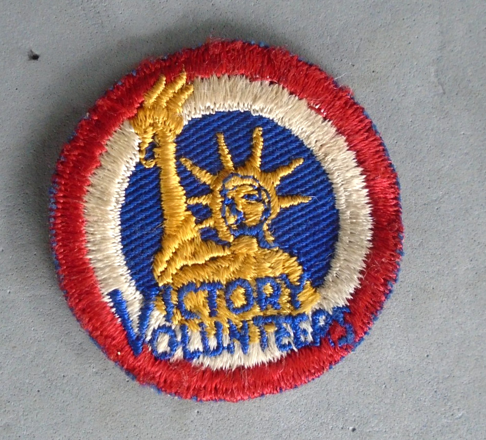 WWII Victory Volunteers patch