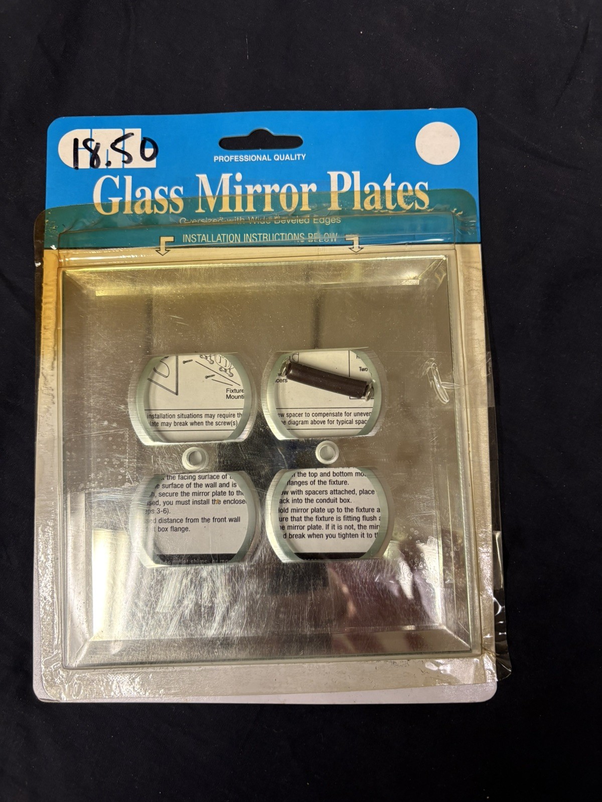 CRL 2 x Duplex Glass Mirror Plate / GMP6 / NOS