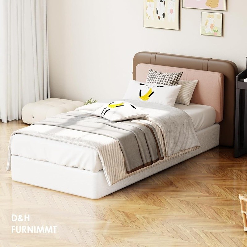 7 Inch Twin Size Box Spring Heavy Duty Metal Box Spring Bed Base W/ Fabric Cover