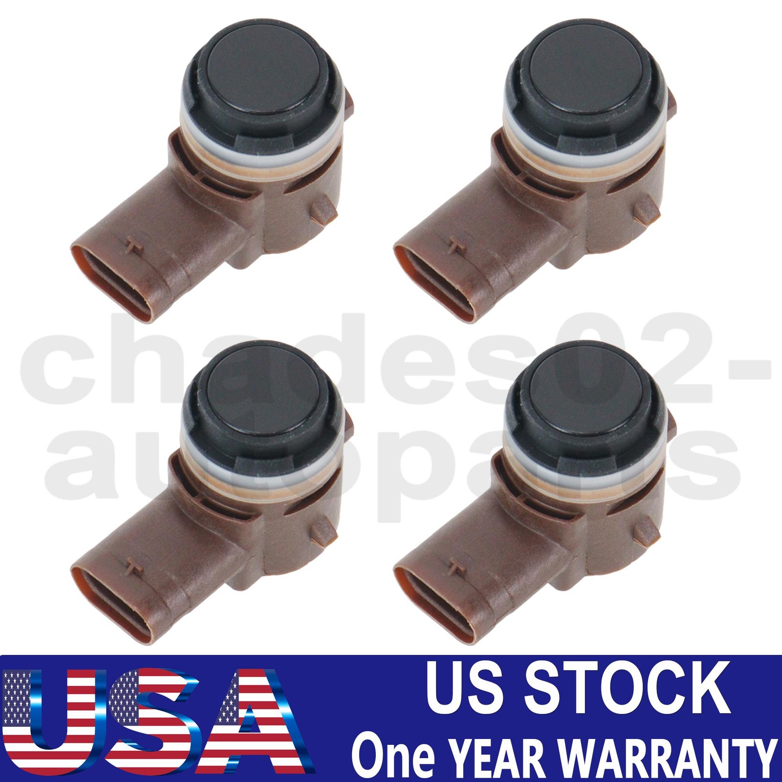 Set of 4 Bumper Parking Sensor Outer side For Benz W205 W117 W117 W207 W212 W213