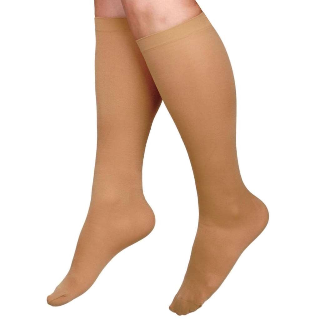 Curad Knee-High 8-15mmHg (Size: C) Beige Regular Length