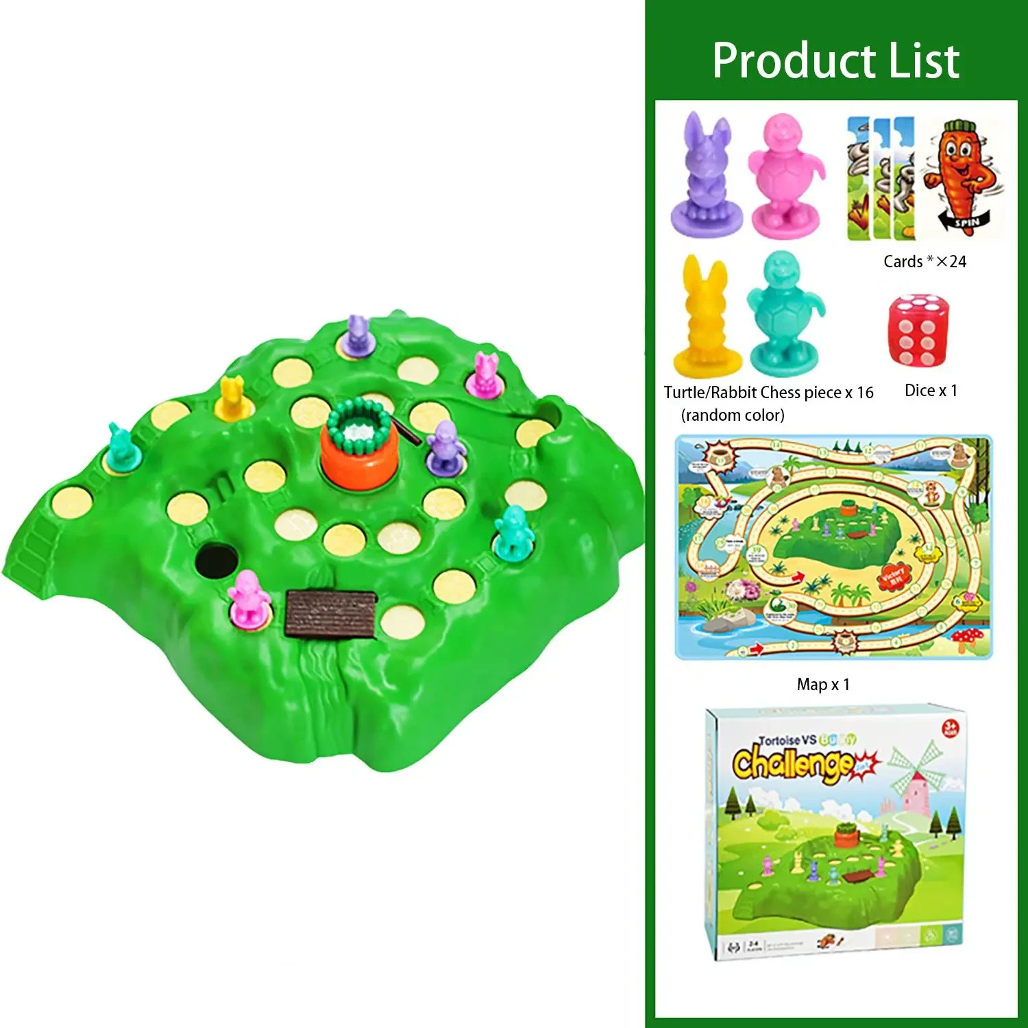 Turtle Rabbit Race Game – Fun Desktop Toy for Kids