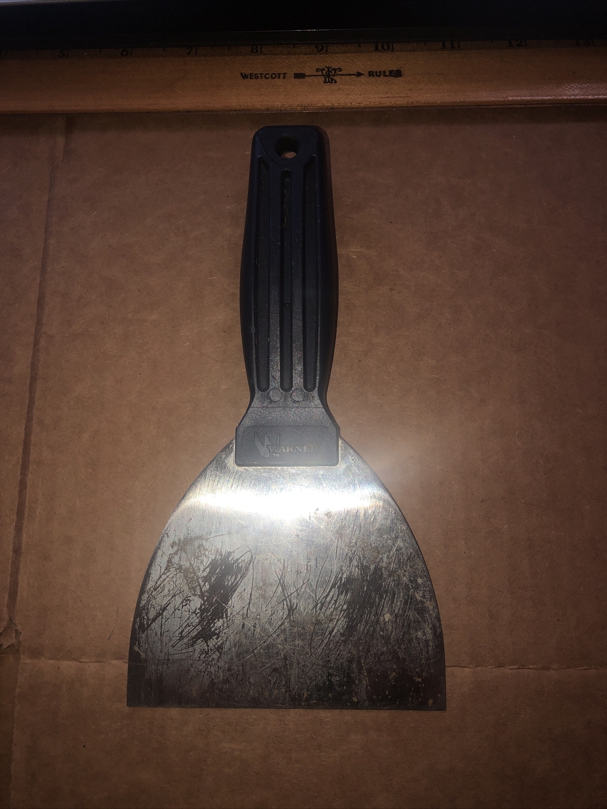 Warner 4” Flex Plastic Joint Knife Scraper Putty Knife