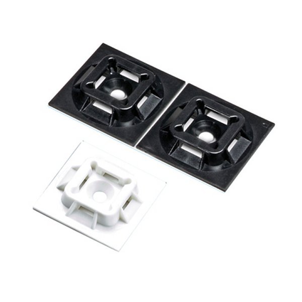 Panduit: ABM1M-AT-C, ABM1M-AT-M White Cable Tie Mount (100ea/bag)
