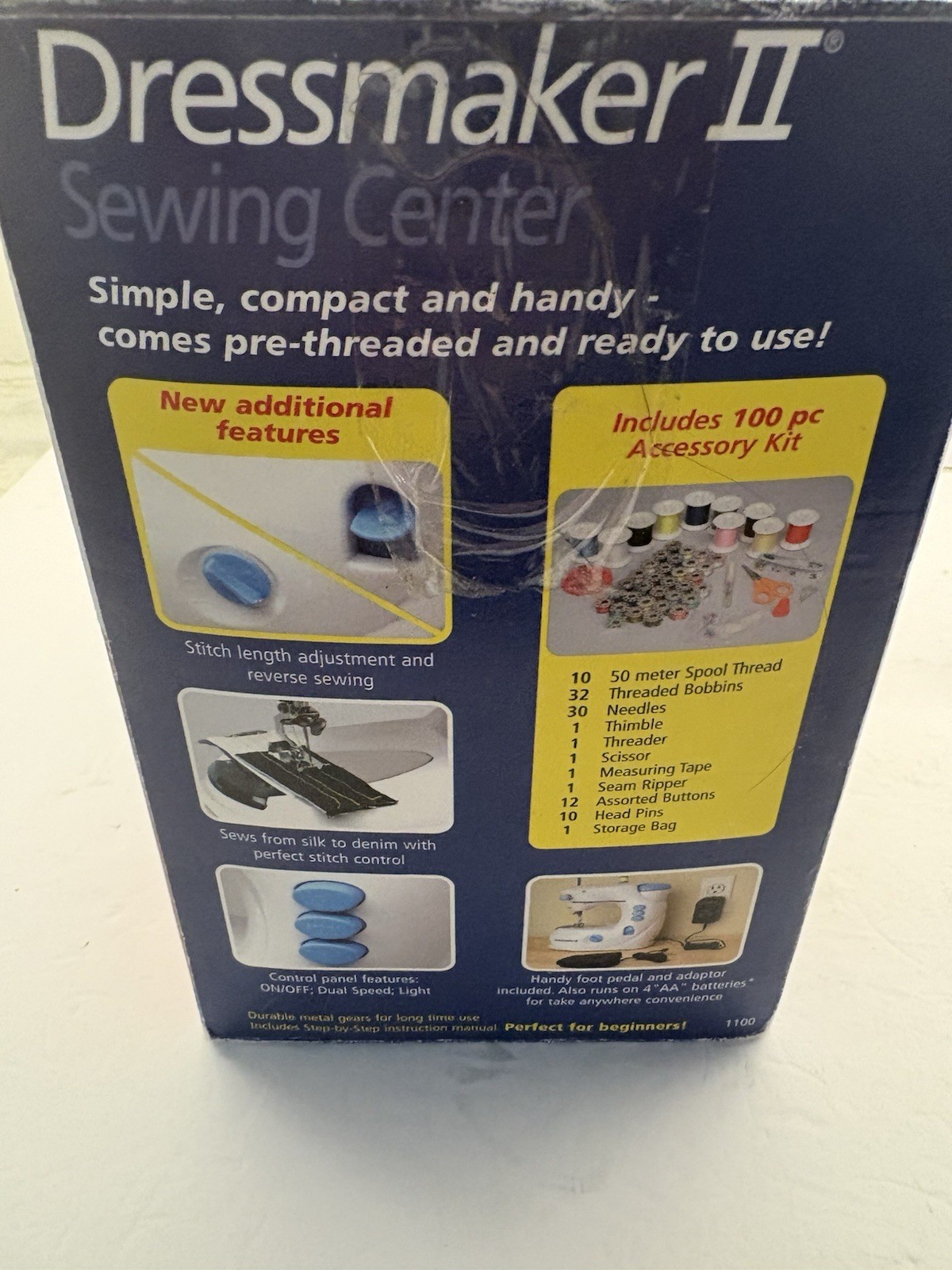 Dressmaker II Sewing Center NIB… Open Box