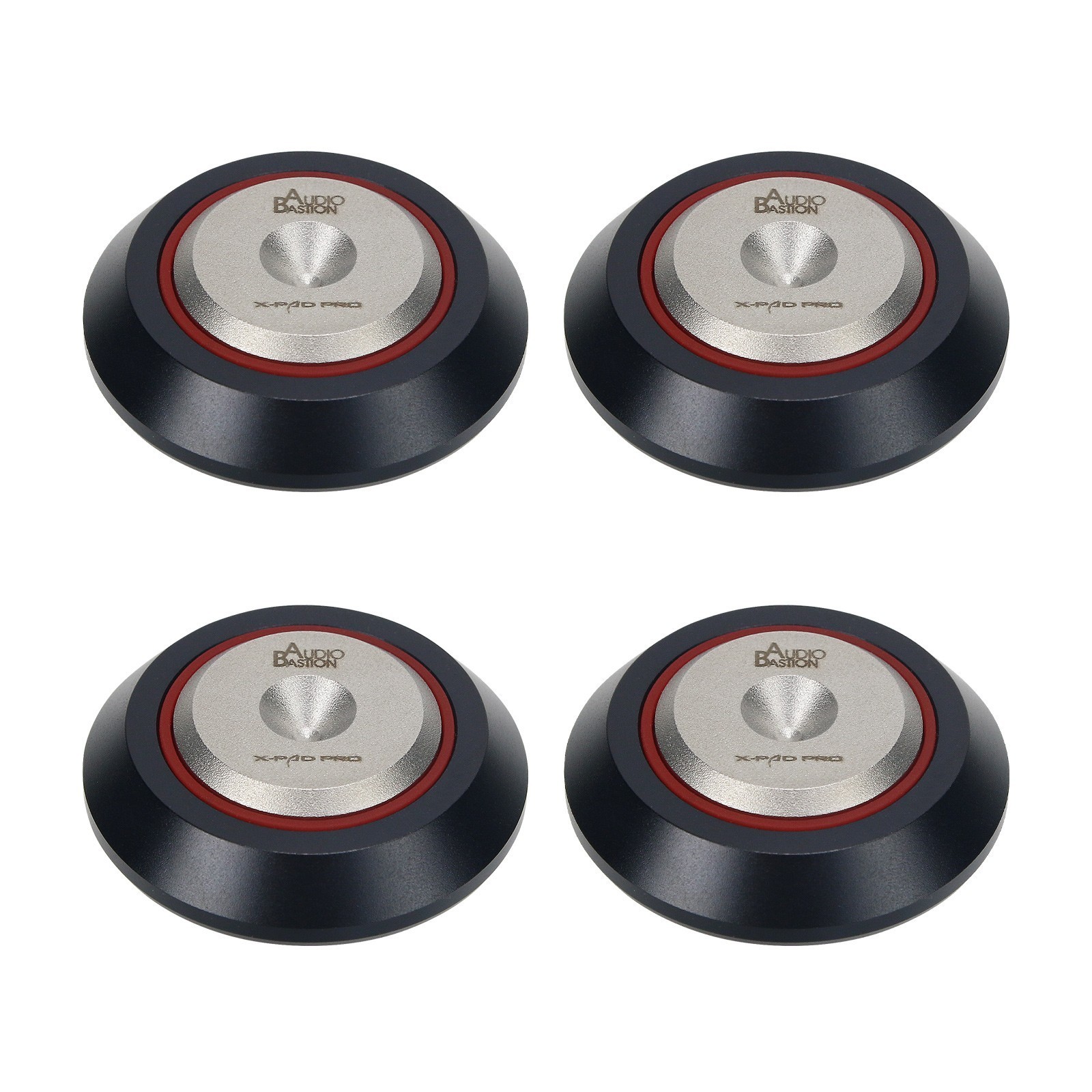Audio Bastion 4PCS X-PAD Pro Speaker Spike Pads Audio Shoes Load Capacity