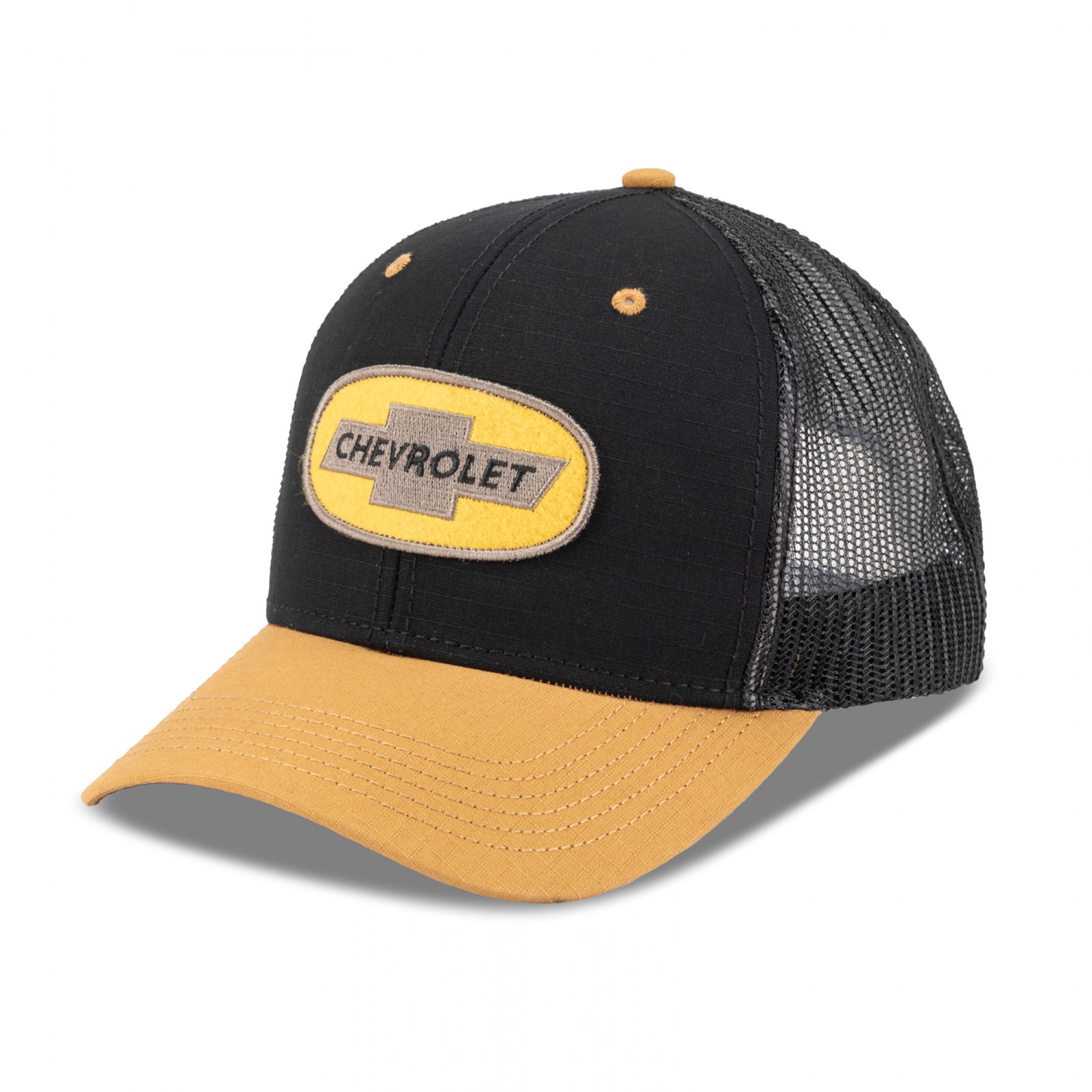Chevrolet Bow Tie Embroidered Patch Structured  Adjustable Hat Multi-Color