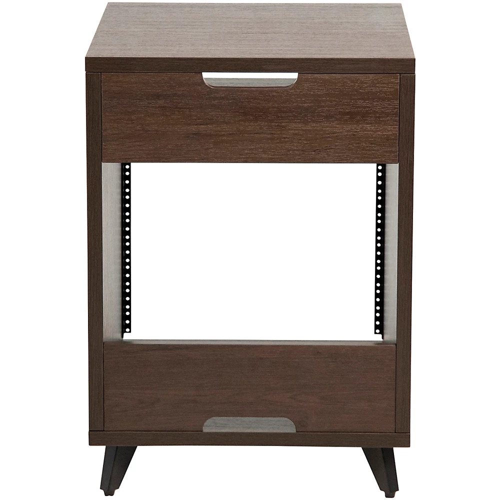 Gator Frameworks Elite Furniture Series 10U Studio Rack Table Dark Walnut
