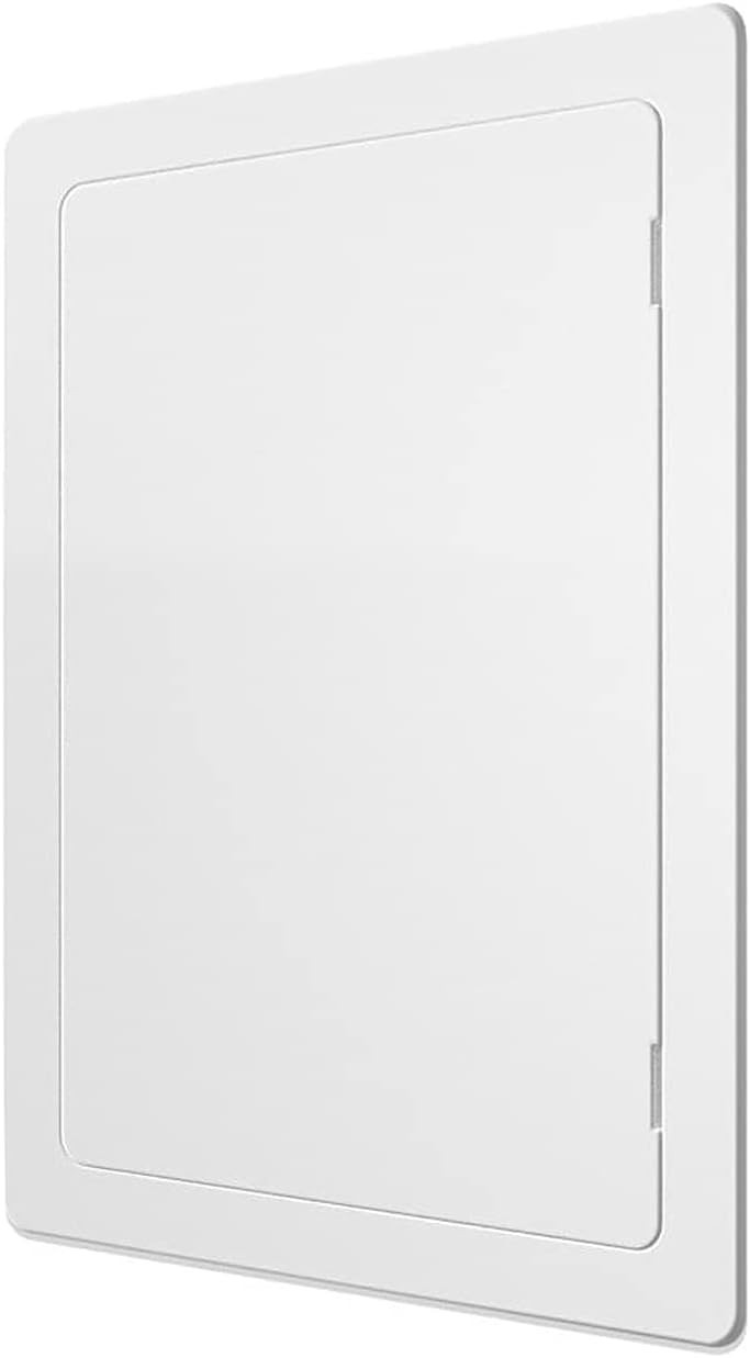 Multi-Use 8 x 16 Inch Access Panel - Durable Plastic for Plumbing & Wiring Needs