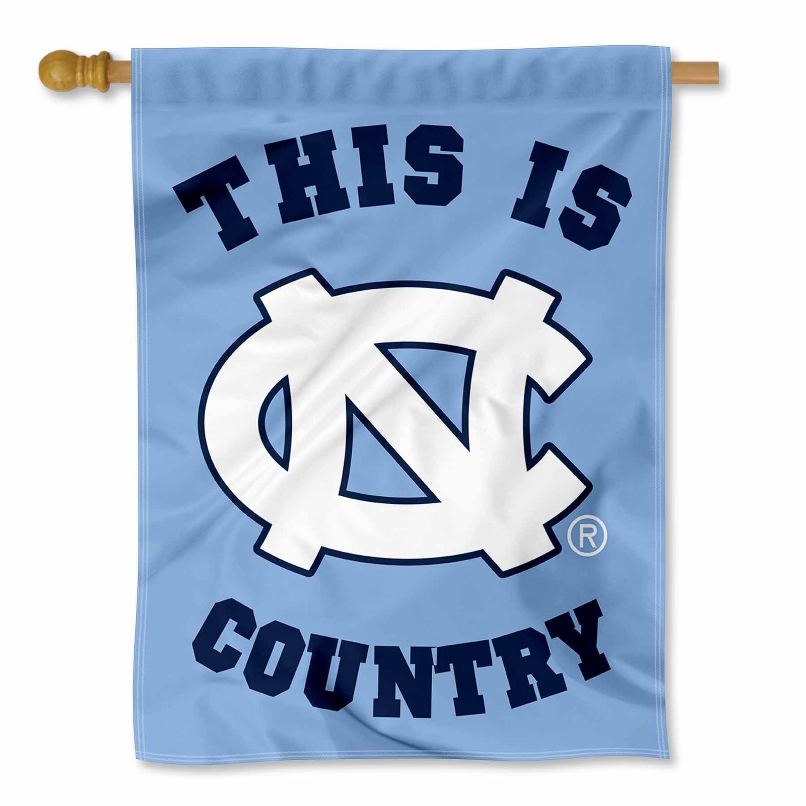 University of North Carolina Country Two Sided House Flag