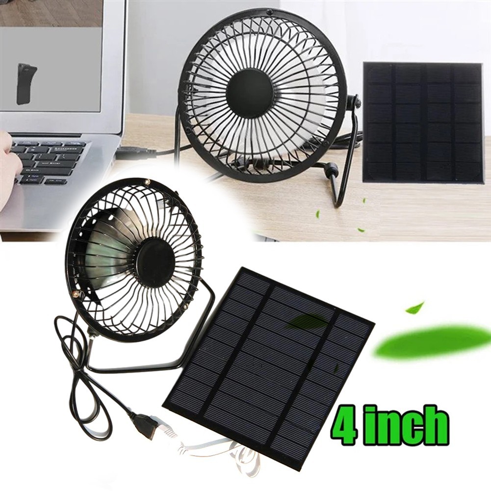 4 Inch 2 5W Solar Panel Fan Great for Enhancing Air Circulation Outdoors