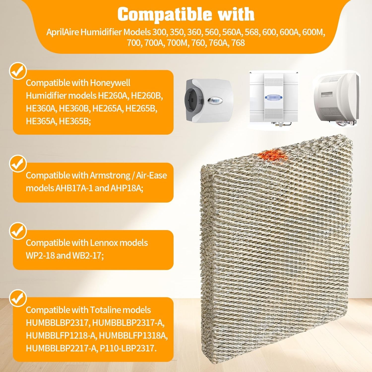 Replacement Water Panel Filter #35 AprilAire Whole-House Humidifiers