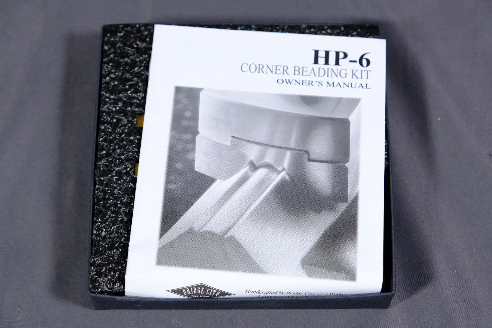 Bridge City Tool .1875" Radius Corner Bead Sole & Iron 1101-184-12 for HP-6 Mint