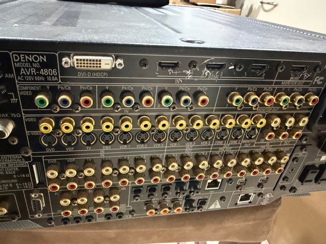 DENON AVR 4806 RECEIVER fully functional . MADE IN JAPAN !
