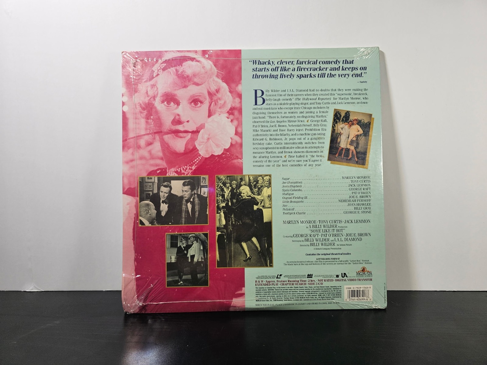 SOME LIKE IT HOT 2-Laserdisc LD SET WIDESCREEN FORMAT EXCELLENT RARE